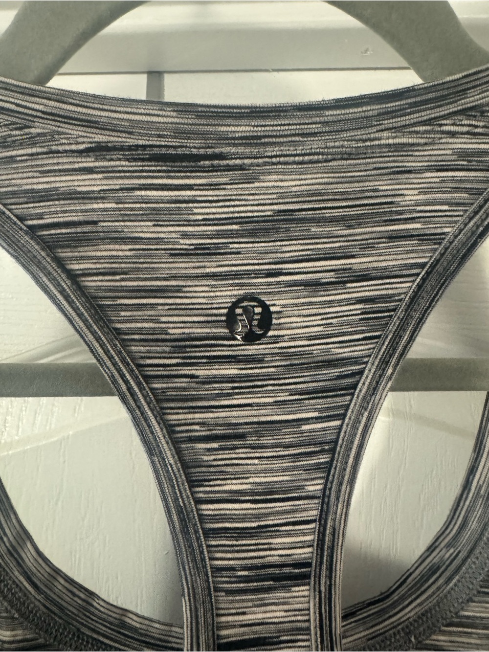 Lululemon Athletica Space-Dye Racerback Tank - Gray/Black - Picture 4 of 6